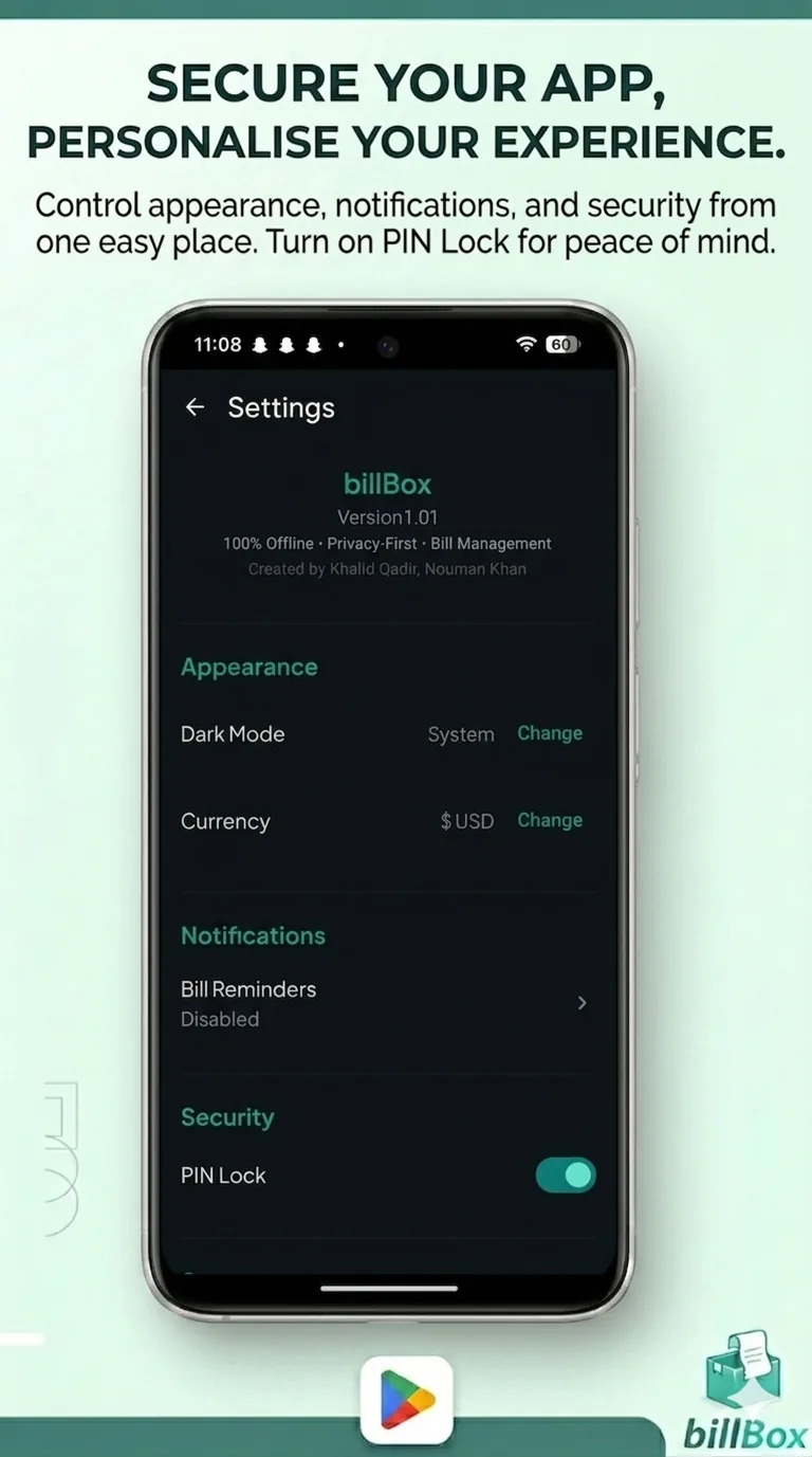 Secure your app, personalise your experience